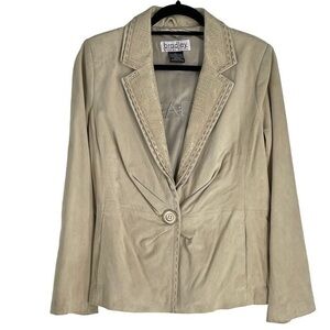 Bradley Bayou suede leather jacket small